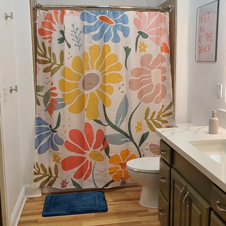 Vacation Rental Master Bathroom in Crystal Beach Texas